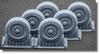 M142 Hymars Wheel Set Monmodel Plastic Model Parts SCXWM72002S Scale-X 1/72 Weight-Deformed (6 Pieces) (for Foreart) (Military Vehicle)
