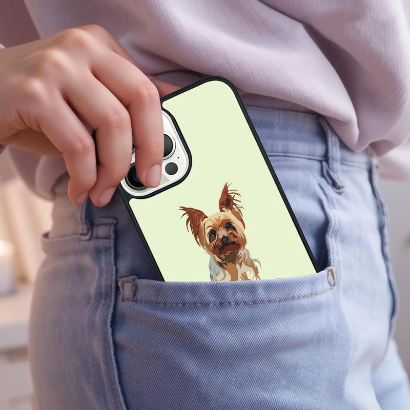 Yorkie Yorkshire Terrier Phone Case For iPhone 17 Air 15 16e 14 13 Pro Max Coque 12 11 Pro Max PLUS cover