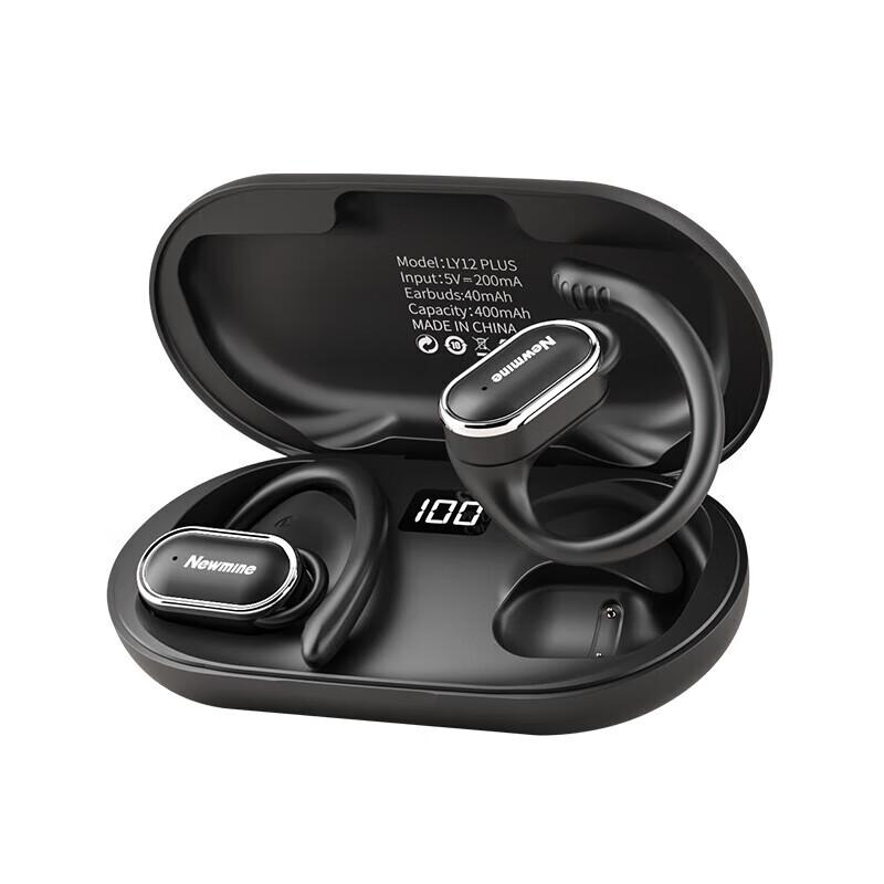Newman Bone Conduction Bluetooth Sports Earhook Headphones