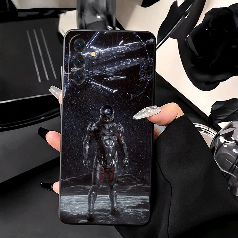 Soft Phone Case For Samsung A17 A37 A57 A16 A36 A56 A15 A35 A55 N7 Mass Effect A14 A34 A54 A13 A33 A53 A27 A26 A25 A24 A23 A07 A