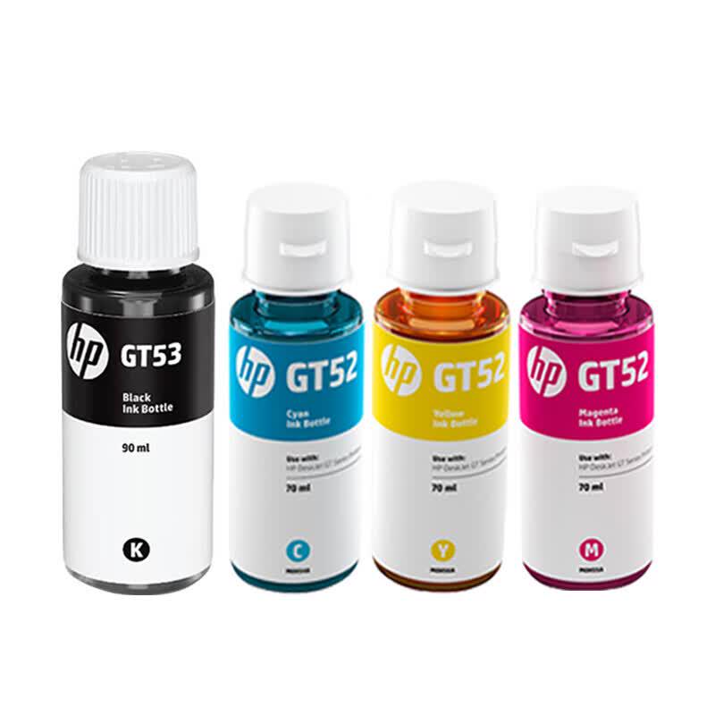 HP Set Original Sticle Cerneală 4 Culori GT53/GT52