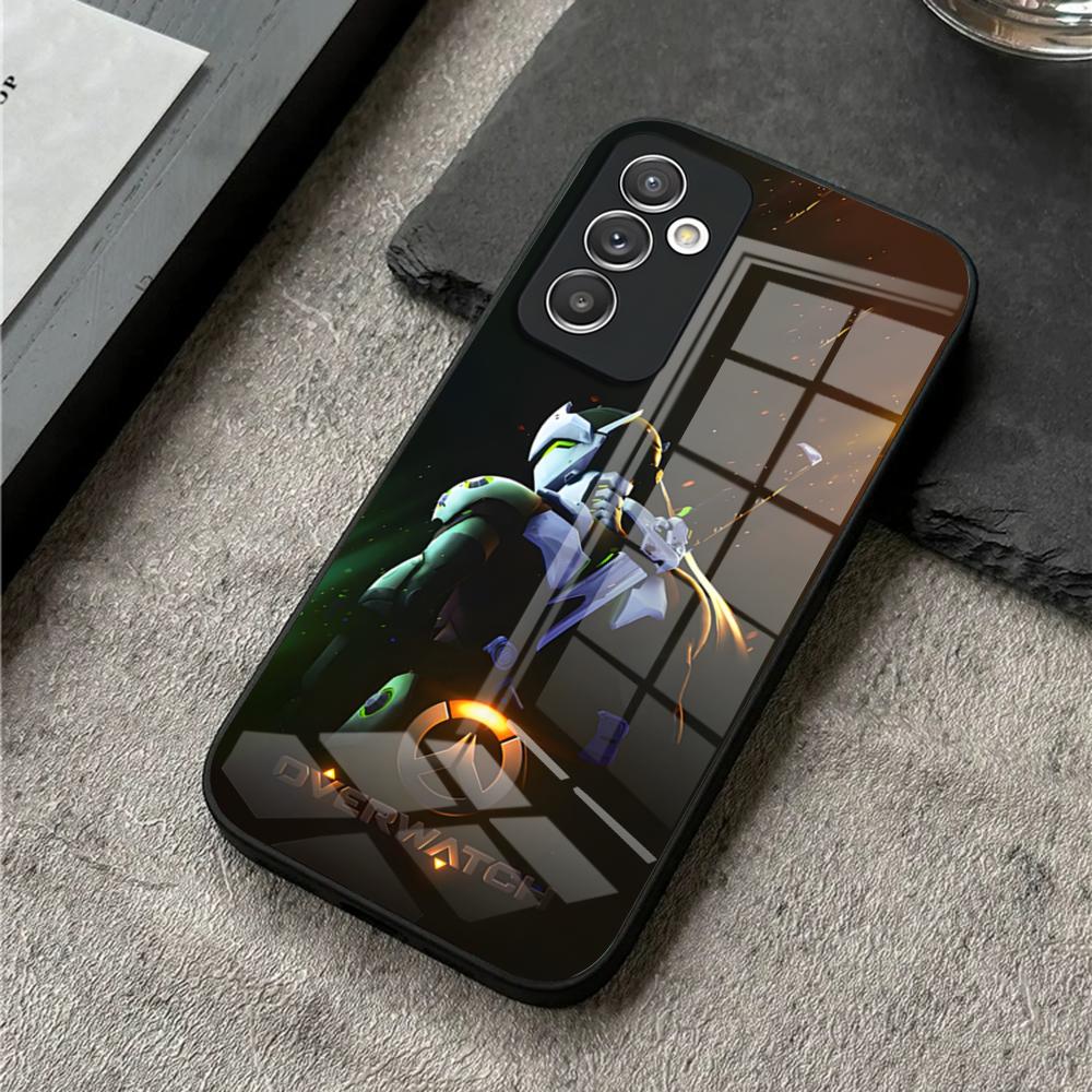 Phone Case For S25 Ultra Samsung S26 S23 S24 Plus S22 S20 S21 Fe A54 A34 A53 A16 Glass Cover O-Over-watchS