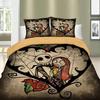 Luxurious Nightmare Before Christmas Duvet Cover With Pillow Cases Quilt Cover Bedding Set For Halloween Enthusiasts