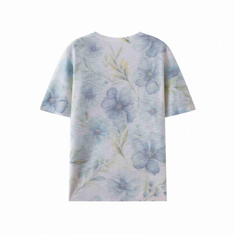 Knit Sweater For Women Summer New Casual Lazy Round Neck Loose Streetwear Chic Tops Sunscreen Clothing