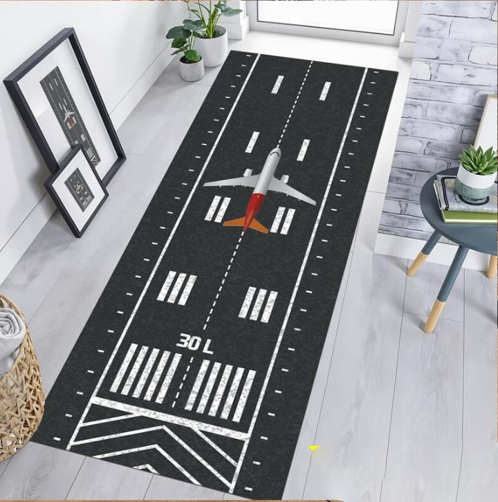 Pilot Gifts Airplane Gifts Aviation Runner Plane Runner Rug Runway Rug Plane Carpet Aviation Decor Airline Rug Airport Rugs