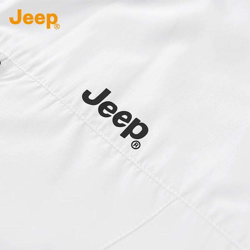 JEEP Men's UPF50+ UV Protection Thin Hooded Sun Jacket