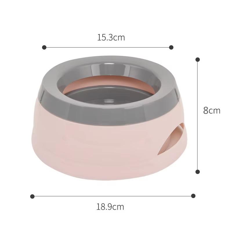 Anti Spill Pet Water Bowl Non Slip Splash Proof Dog Cat Drinking Bowl No Wet Mouth Portable Travel Car Bowl For Outdoor Travel