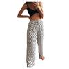 Women Casual Butterfly Printed Sleeveless Camis Tops+Long Pants 2 Piece Set