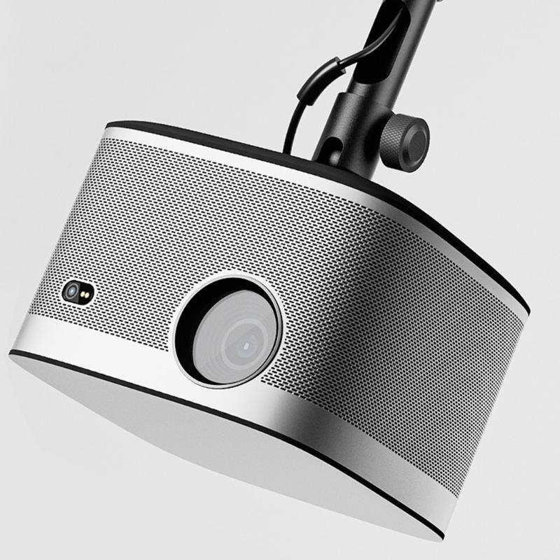 Soporte de Techo Universal para Proyector con Rotación de 360 Grados e Inclinación de 90 Grados para Cine en Casa y Oficina