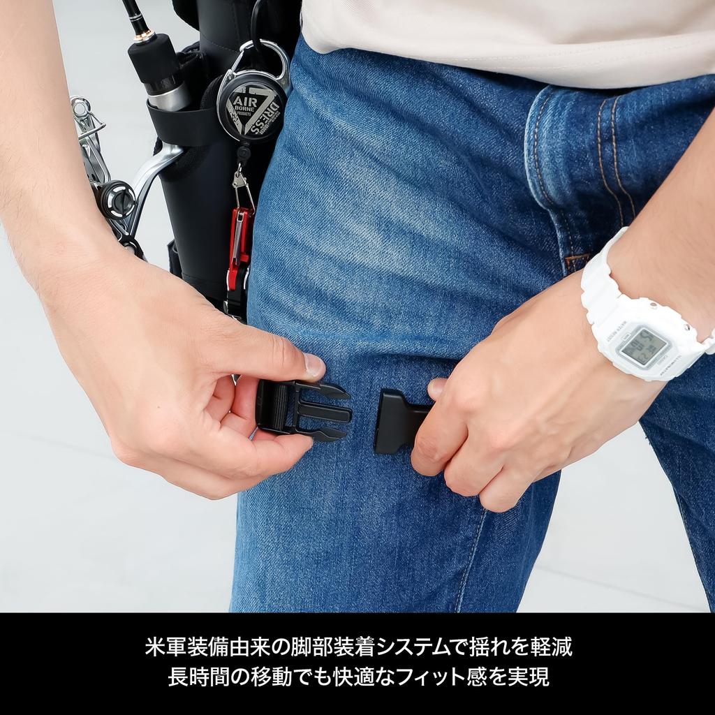 DRESS Tactical Leg Bag Airborne MC Fishing Bag Backpack Tool Case Run Gun Ajing Light Game Large Capacity Multifunctional Rod Holder &