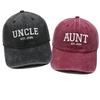 Hot Sale DAD MOM Embroidered Baseball Cap Washed Retro Male and Female Couples Casual Versatile Hat