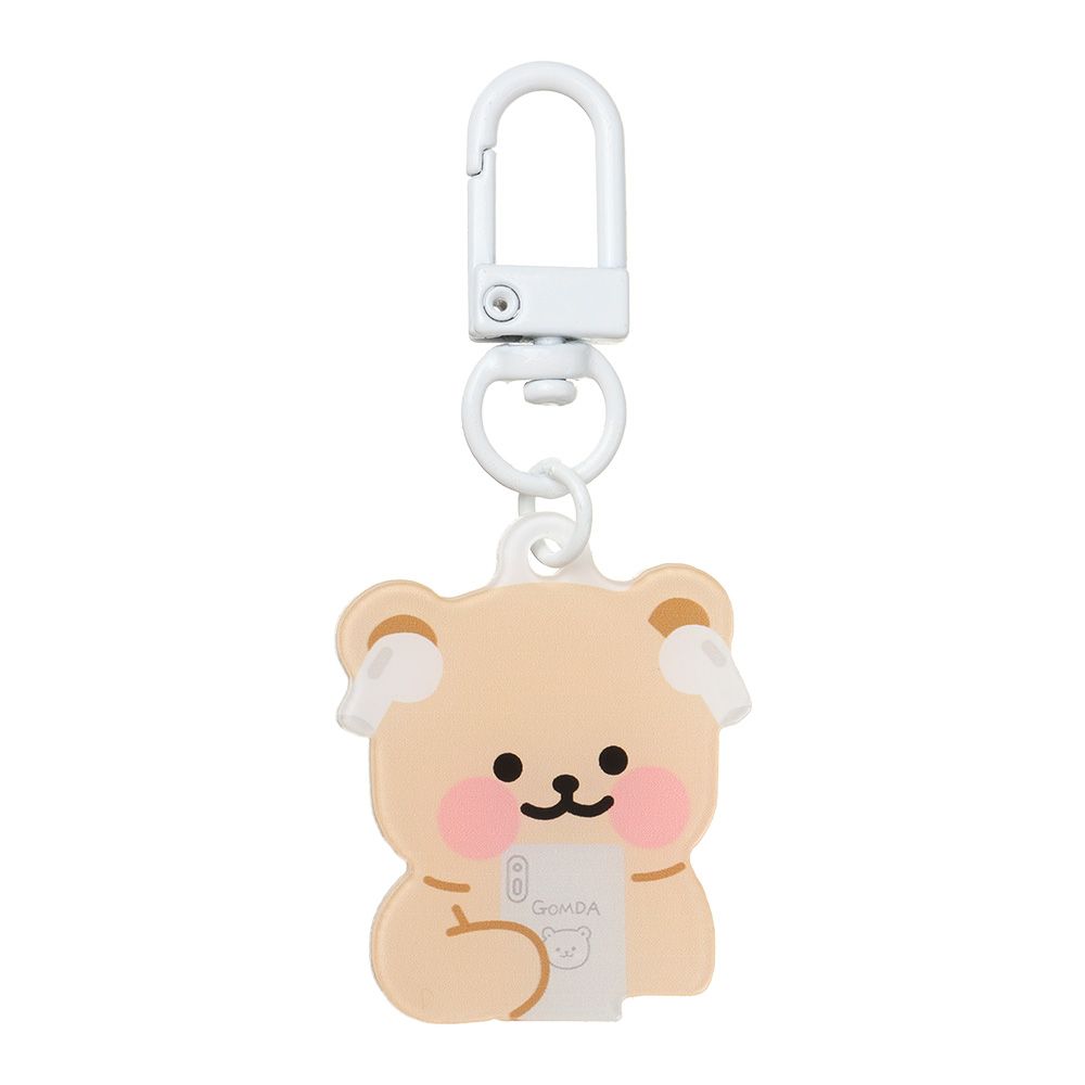 Fashion Jewelry Acrylic Phone Chain Bag Pendant Rabbit Cat Bear Keyring Keychains