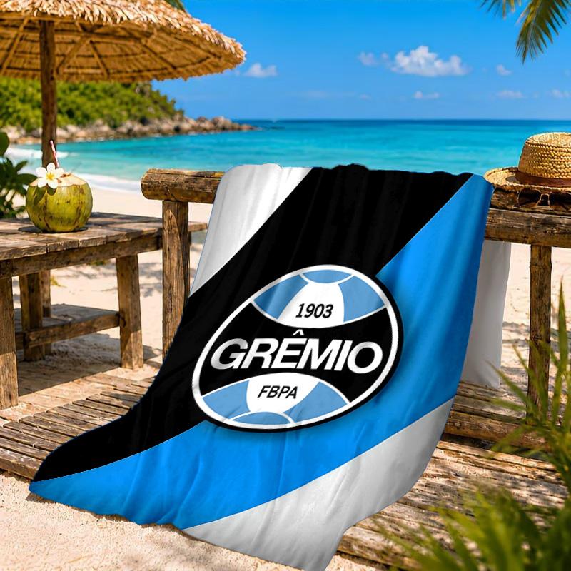 Fc 1903 Emblem Printed Microfiber Beach Towel, Soft And Absorbent, Quick-Dry, Ideal for Summer Travel, Beach Essential, Swimming Pool