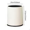 Home Trash Bin for Hotel Room Open Top Waste Holder Large Capacity
