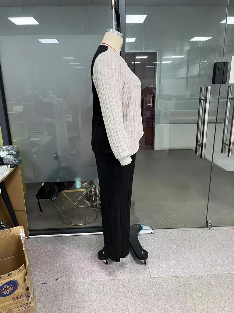 Women's European & American Two-Piece Long-Sleeve Pant Set for Autumn/Winter