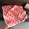 Color Block Plaid Printed Fashion Women S Square Scarf