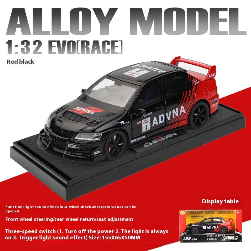 

Mitsubishi EVO Model Alloy 1:32 Simulated Jdm Sports Car, Children s Toy Collection Model Ornaments for Boys Gifts