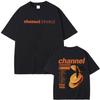 T-shirt Biondo Hip Hop Vintage T-shirt Moda Streetwear Rapper Frank Channel Orange Stampa Grafica T-shirt Oceano