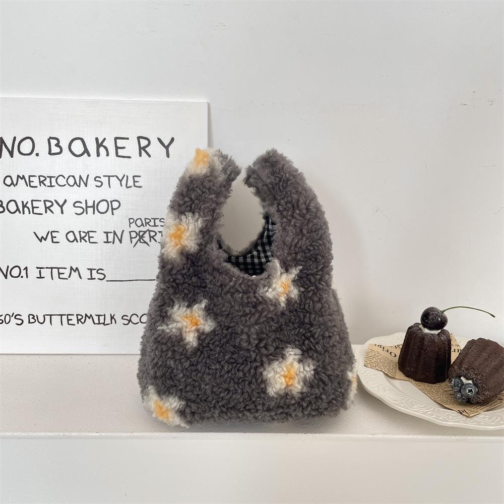 Leopardenmuster Damen Clutch Tasche Weiches Plüsch Herbst Winter Mode Handtasche Tote Aufbewahrung