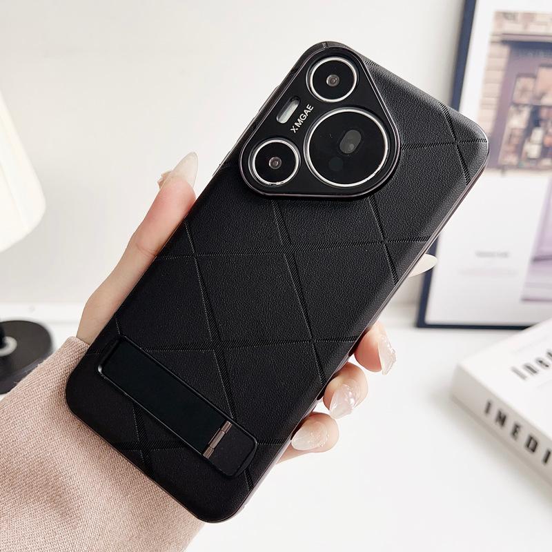 

Подходит для чехла для мобильного телефона Huawei Pura70pro Mate60pro Полностью закрывающий кронштейн Противоударный M60RS Бизнес M60 Кожаный чехол Huawei Pura 70 Ultra