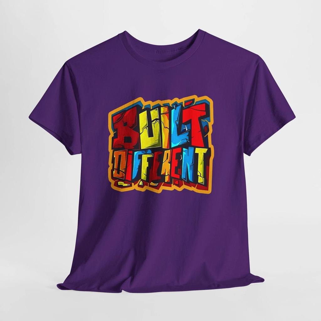 Built Different Tee | Graffiti Streetwear Typography Shirt