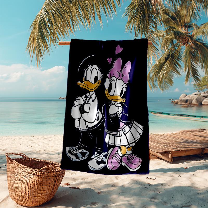 1pc Donald Daisy Love Microfiber Beach Towels Quick Dry Towel Sand Beach Towels Pool for Travel Swim Pool. S072101137