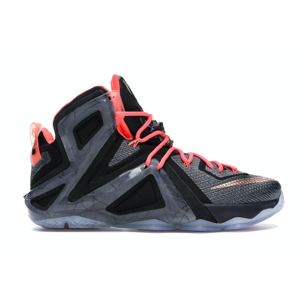 

Мужские кроссовки Nike LeBron 12 Elite Rose Gold Black black mtlc-rd-brnz-white-ht-lv 724559-091