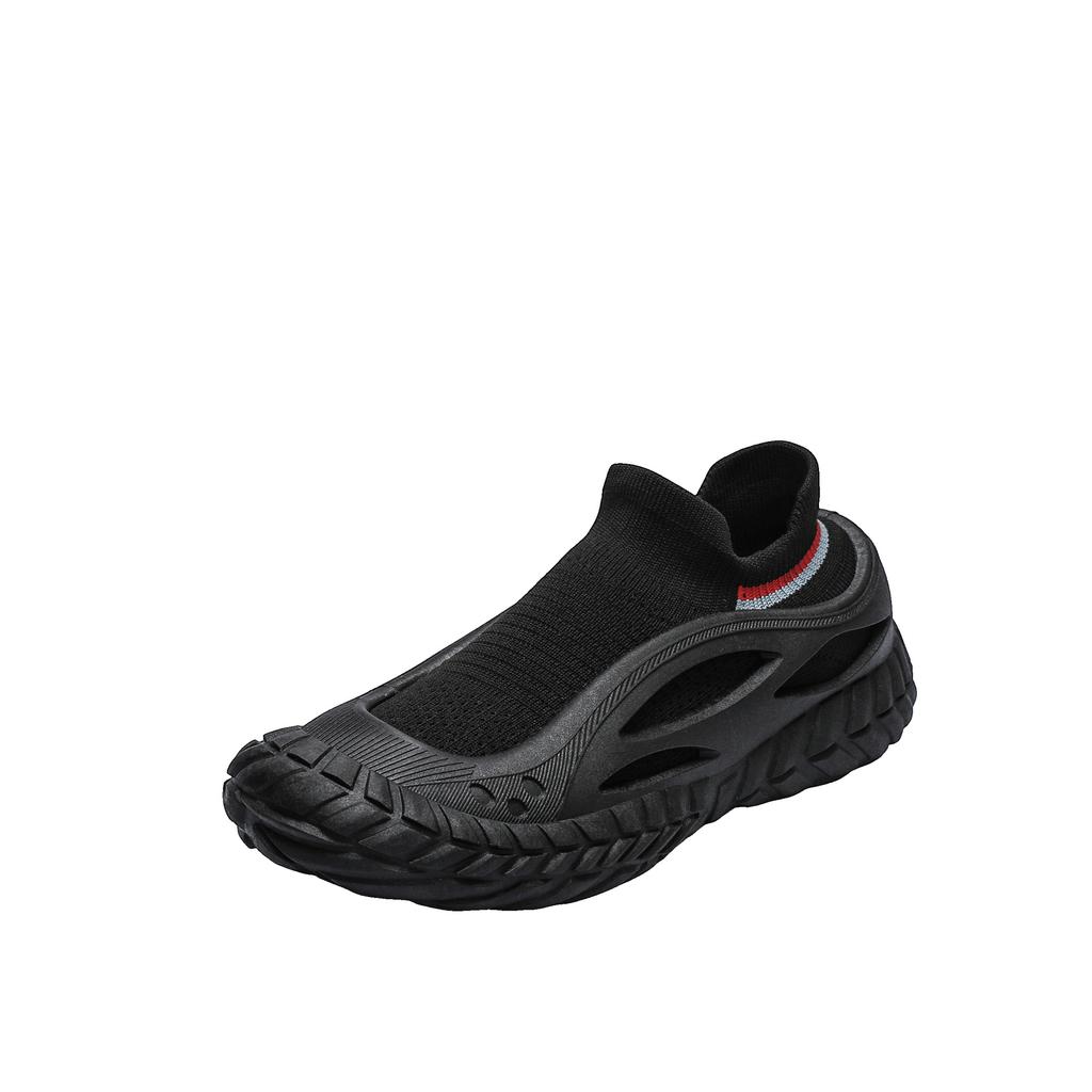 Spring Summer New Shoes for Men Knit Casual Sock Shoes Breathable Flat Skateboard Youth Slip-on Loafers
