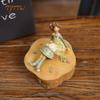 Hand-painted Resin Dressing Girl Bedroom Decor On Table Living Room Wedding Gift Country Decoration Craft Ornaments