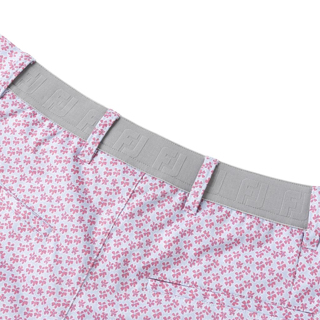 FootJoy TWINSOF Flower Print Golf Shorts, Skyway, Men's, Size XL, FJ-S25-P10, 34635-XL