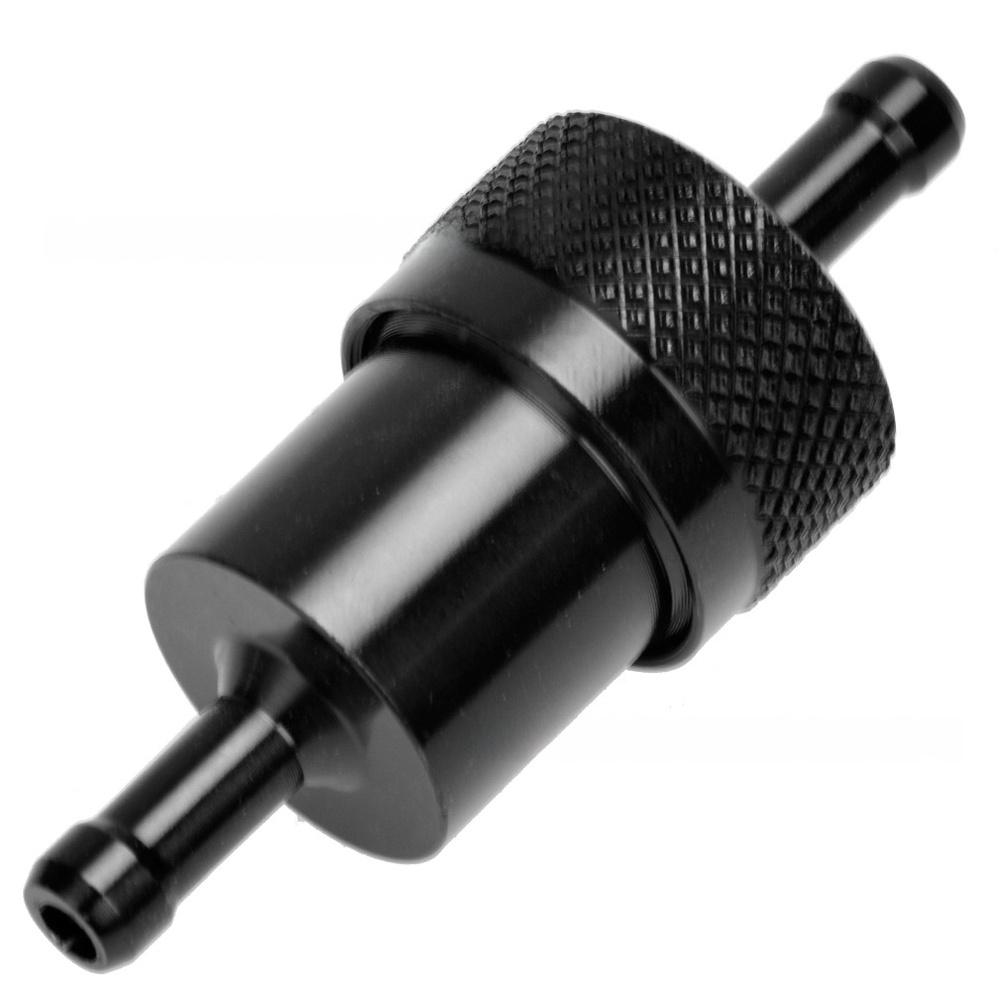 CNC Aluminum Alloy Oil Fuel Filter 6mm Reble Cleanable Fuel Filter For ATV Dirt Bike Scooters Motorcycle Replacement Parts