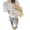Women's Retro Japanese Cotton Short-Sleeve T-Shirt - Korean Style Fun Print, Loose Fit, Trendy Summer Student Top