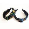 Mexican Embroidery Flower Headband Knotted Hairband for Women and Girls Perfect for Cinco de Mayo and Party Outfit