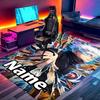 Custom Name Personalized Jujutsu Kaisen Print Carpet, Versatile Home Decor Rug, for Playroom, Apartment, Balcony, Entryway, Hallway Gift