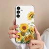 Sunflowers Printed  Phone Case For Samsung S25,24,21,22,23,S30,Ultra,S20,Plus,Fe,Lite,Note,S10,S9,Black Soft Shell