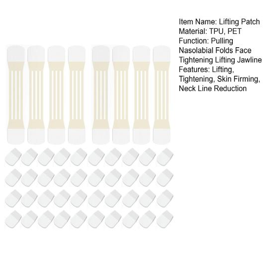 Neck Tape Instant Lifting Patch Waterproof Invisible Neck Strap Wrinkles Saggy Skin Neckline Remover for Necks Face Jaw