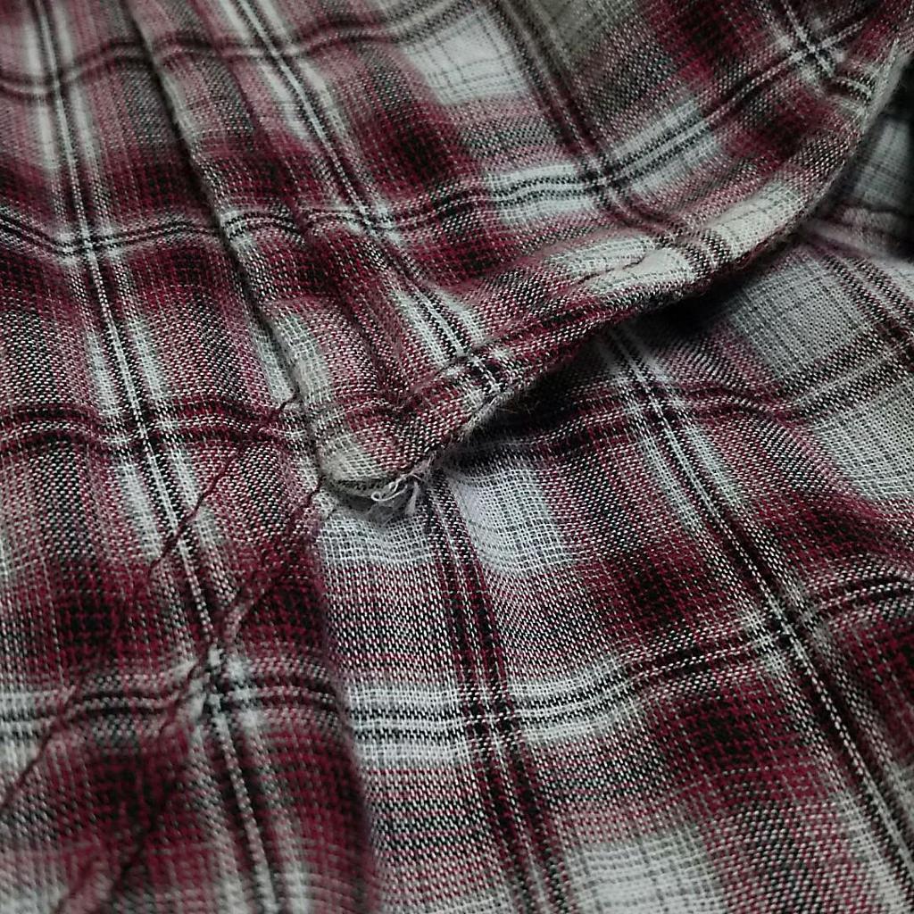 [USED] For Fans of Y2K, Achieve, and K-pop! Jack Rose/3/4 Sleeve Check Shirt