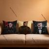 M-Metal Gear Solid Raiden Pillow Case Plush Fabric Soft Pillowcase Double Sided Print Sofa Cushion Cover Throw