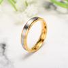 New Matte Finish Stainless Steel Zircon Couple Rings Set - Simple  Jewelry for Men & Women - Valentine Gift Size 6-12