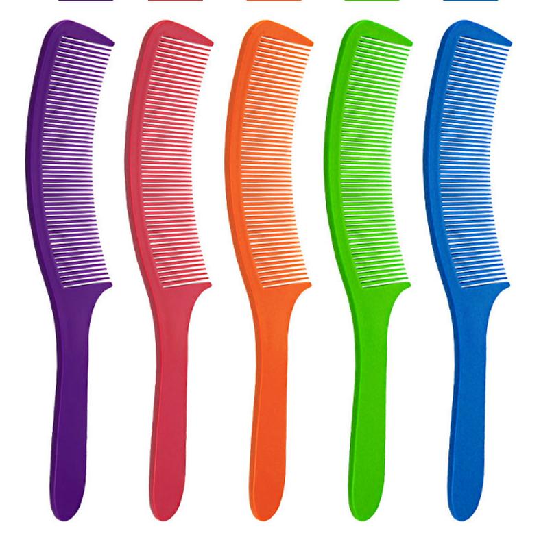 Professional Curved Shaver Hair Clipper Cutting Comb Barber Flat Top Comb Anti-static Barber Hairdressing Hair Cutting Brush