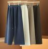 Autumn/Winter 100% Wool Women's Wide-Leg Knit Pants - Thick, Warm, and Versatile