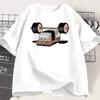 2025 Sushi Gym T Shirt Funny Women Summer Harajuku O-Neck Short Sleeve Tshirt Sportswear Print T-shirt Streetwear Clothing