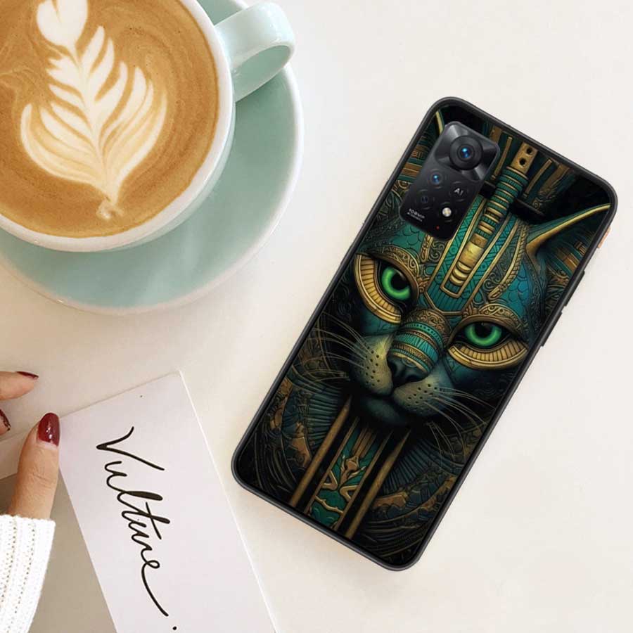 Egyptian Pharaoh's Mummy Phone Case For Redmi 13C 14C Note 13 14 Pro 5G Plus 12 12C 10 10A 10C 9 9A 9C 9T 8 8A K70 Pro Xiaomi Co