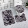 3 Teile/satz Batik-Badezimmermatten-Set Bunte rutschfeste Bad-WC-Teppiche Rechteckige U-förmige Badezimmer-Toilettenvorleger und Deckelabdeckungsset