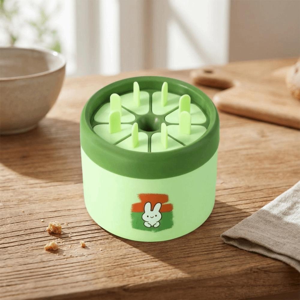 8 Grids Ice Cream Molds Non-Stick Maker Ice Pop Trays Cute Ice Storage Boxes  Homemade Ice Cream