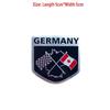 Aluminum Alloy National Flag Car Body Decals - Decorative Stickers for Car Modifications