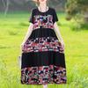 Elegant Dresses for Women Plus Size Casual Loose Short Sleeve Long Dress Women Summer Vintage Clothes