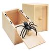 Trick Spider Funny Scare Box Wooden Hidden Box Quality Prank Wooden Scare Box Fun Game Prank Trick Friend ოფისის სათამაშოები
