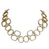 Geometric Tassels Metal Necklace With Handmade Details Clavicle Chain Accessory For Unique Fashion Statements