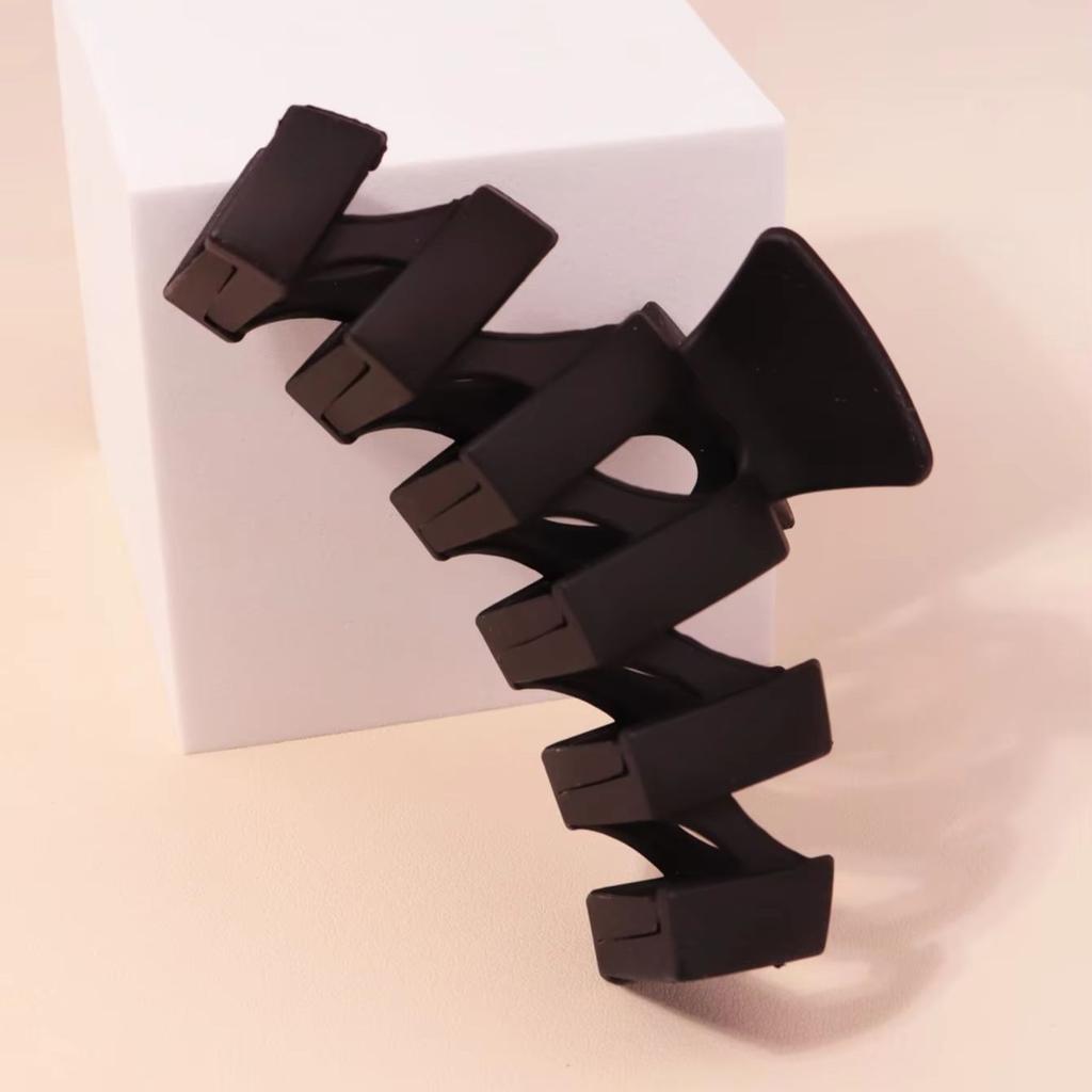 1 piece suitable for long hair anti slip matte delicate hair clip, matte black hair clip For Hair Accessories